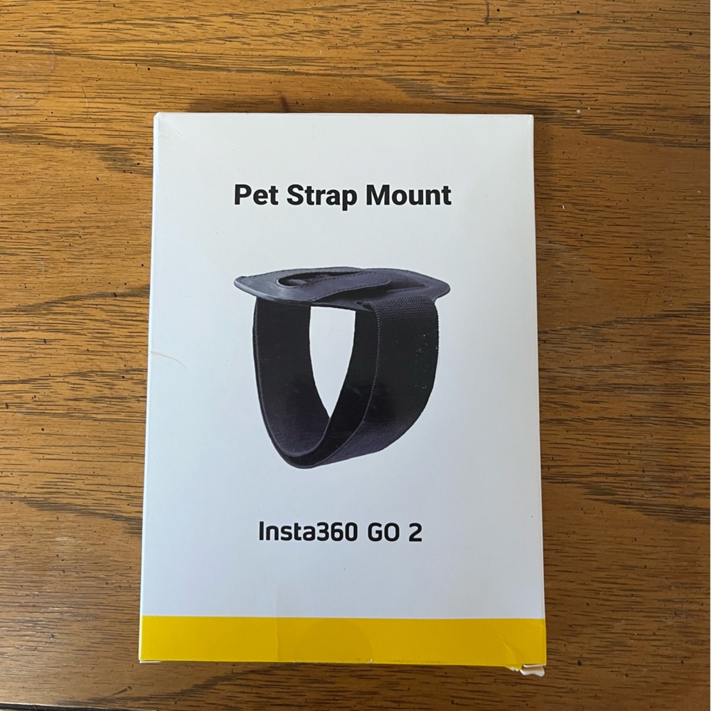 🔜 
Insta 360 Go 2 Pet Strap Mount NWT